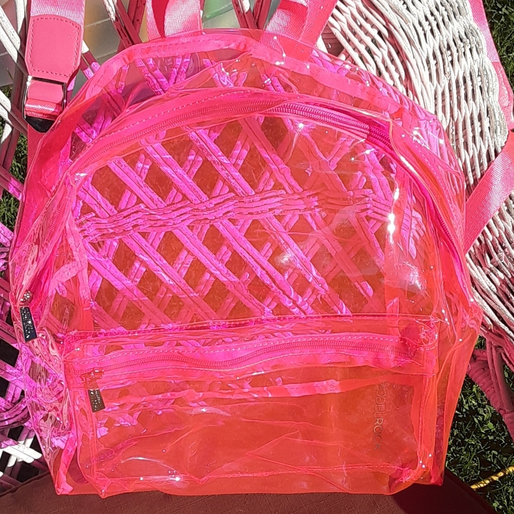 Pretty NWT Pink Modelrock Backpack/Purse
